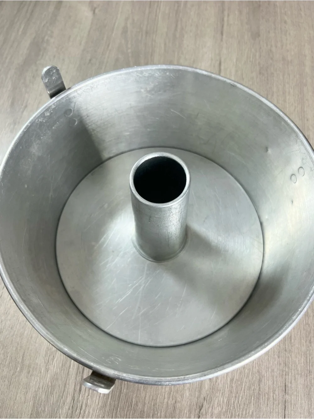 Vintage Comet Aluminum Angel Food Cake Pan 2 Pc 10